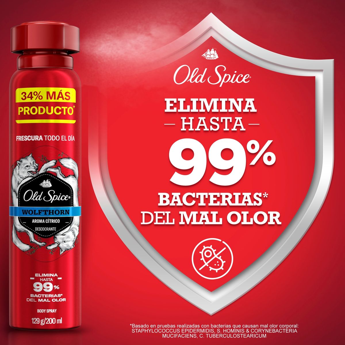 OLD SPICE - Desodorante en Spray Wolfthorn Old Spice 200 ml