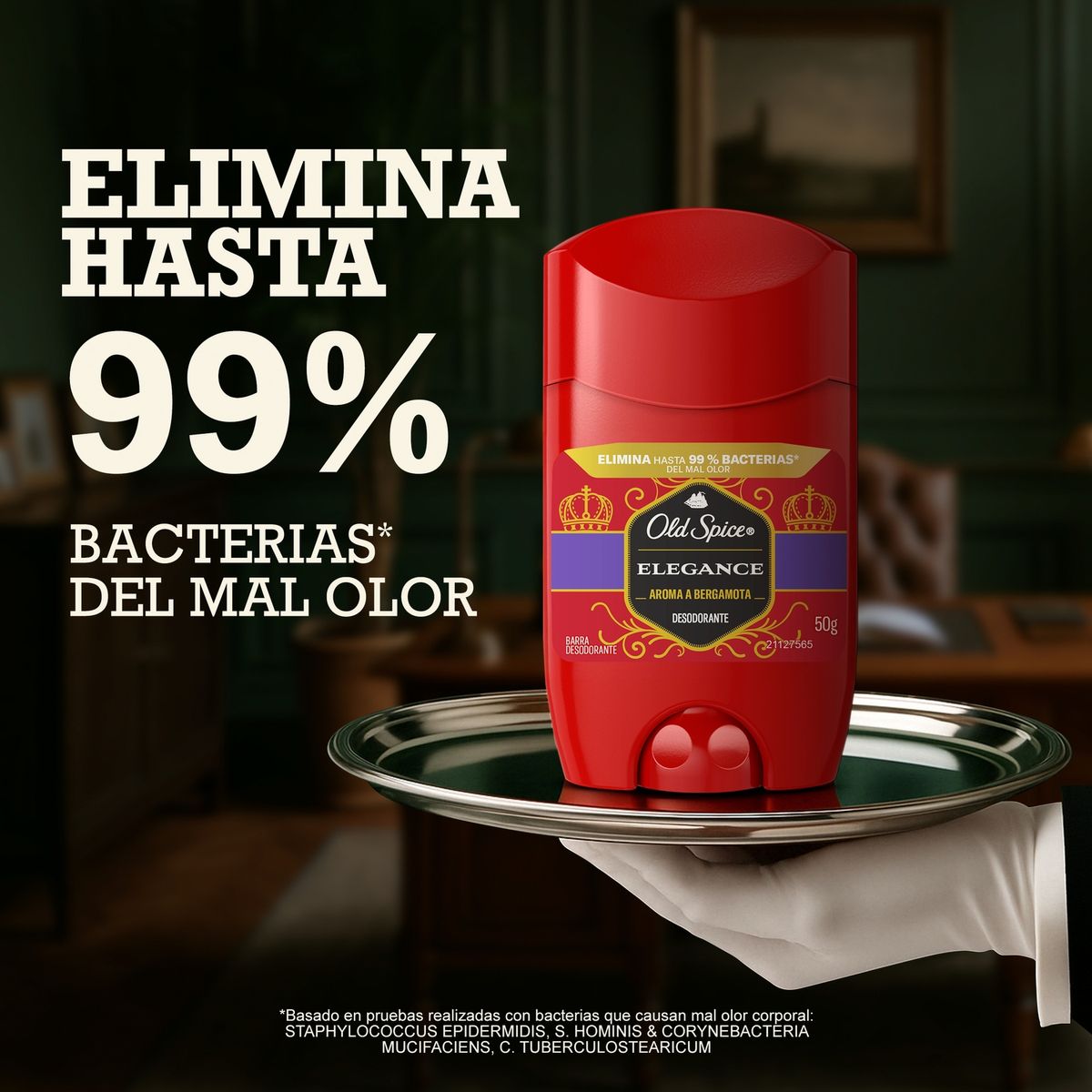 OLD SPICE - Desodorante Barra Elegance Old Spice 50 gr