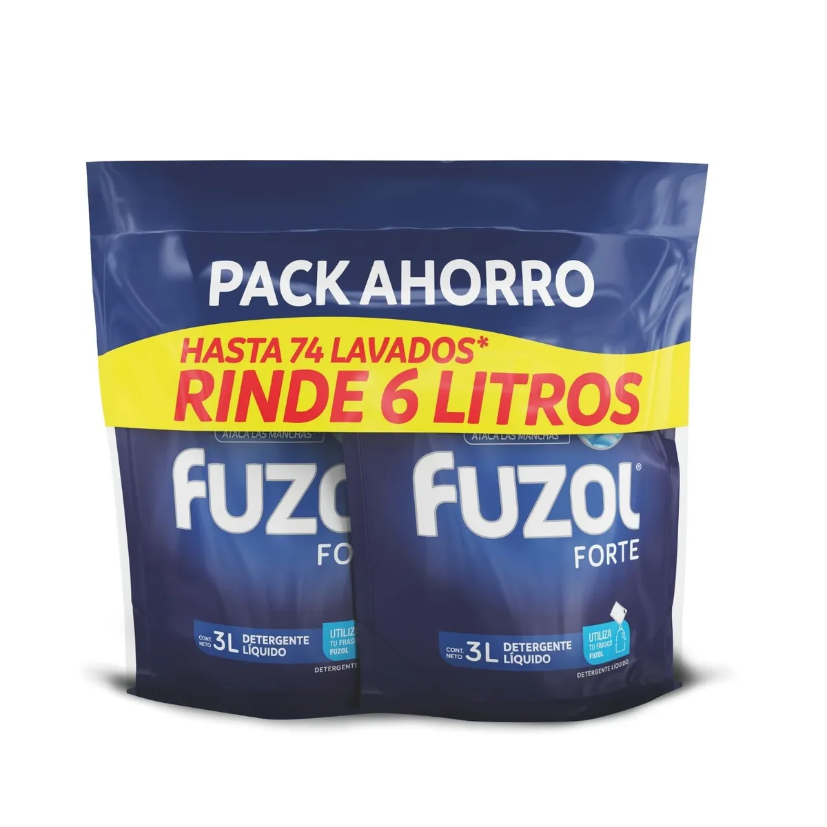 FUZOL - Pack Detergente Líquido Forte Fuzol 2x3 lt