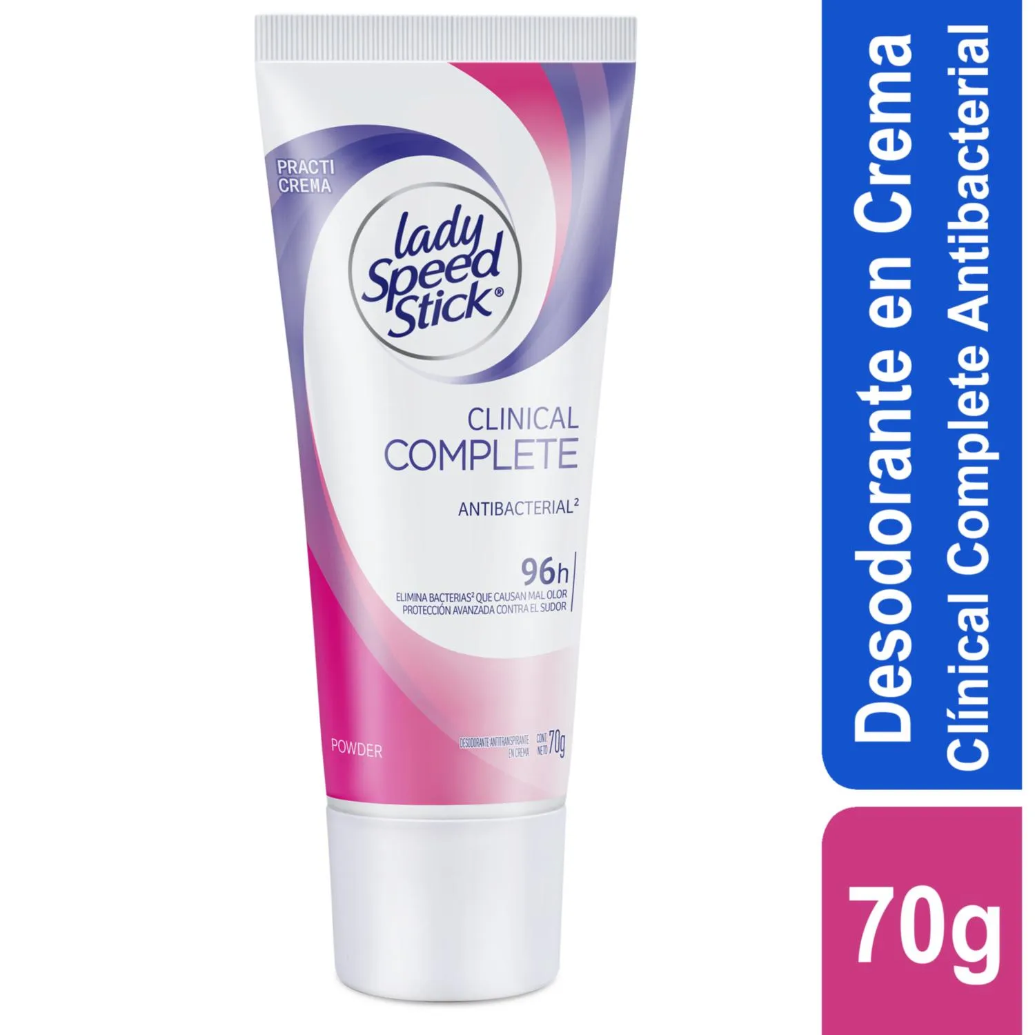 Desodorante en Crema Clinical Complete Lady Speed Stick 70 gr