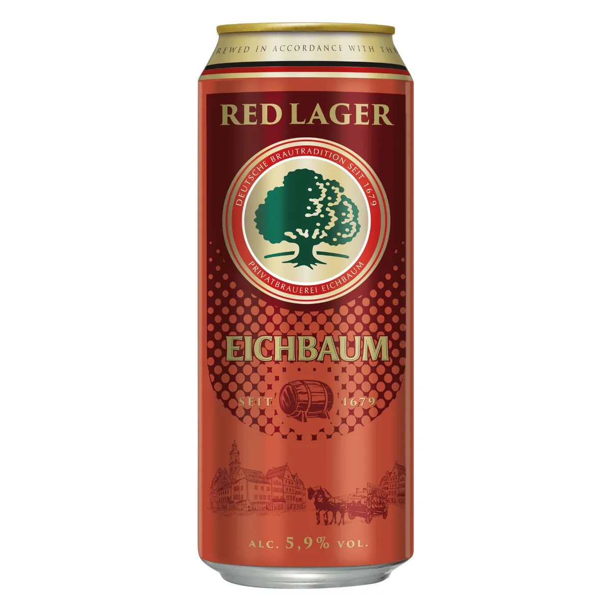 EICHBAUM - Cerveza Eichbaum Red Lager Lata 5.9° 500 ml