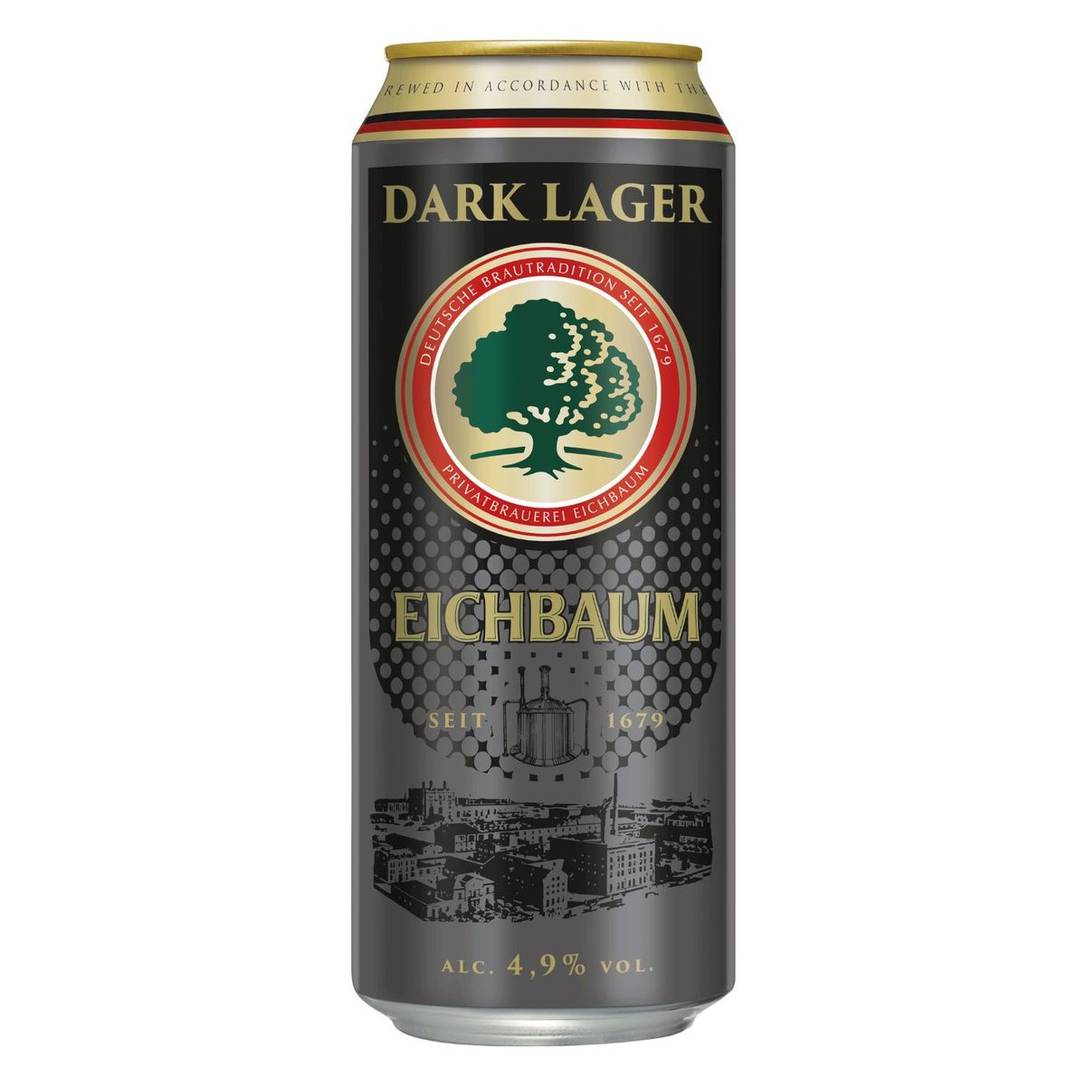 EICHBAUM - Cerveza Eichbaum Dark Lager Lata 4.9° 500 ml