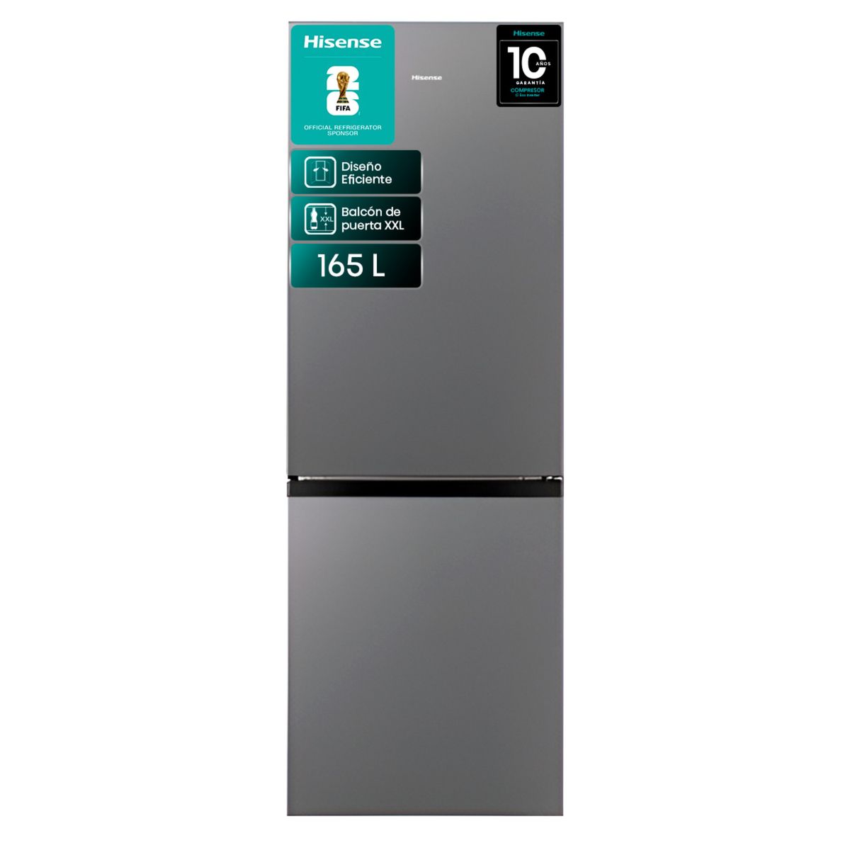 HISENSE - Refrigerador Bottom Freezer 165Lt Frío Directo Rd-22Dc