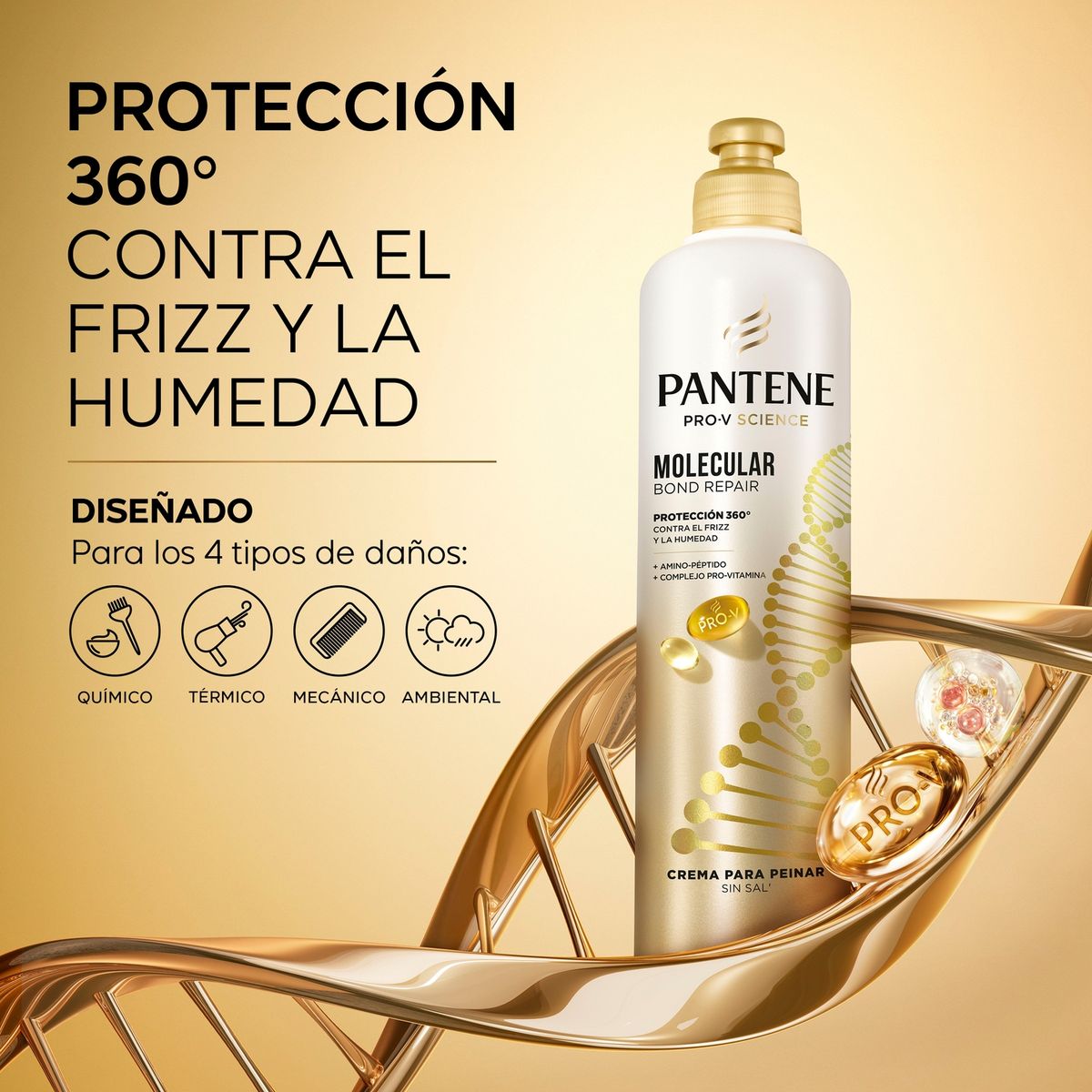 PANTENE - Crema para Peinar Molecular Bond Repair Pantene 300 ml