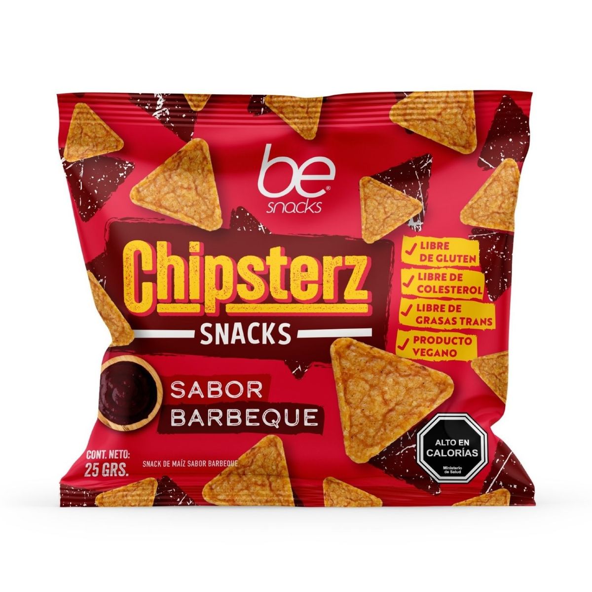 BE COOKIES - Snack Tortillas Chipsterz Sabor BBQ Be Cookies 25 g