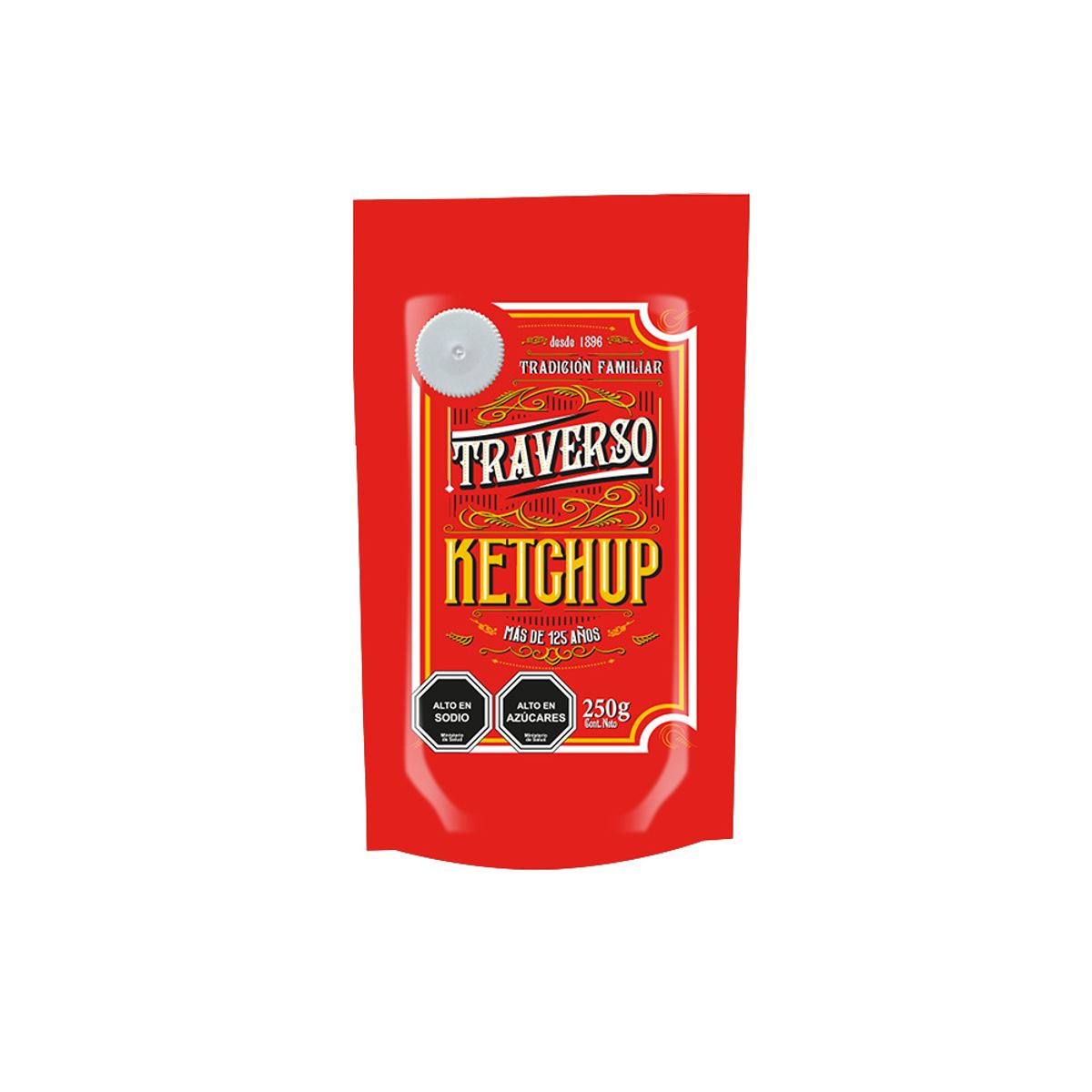 TRAVERSO - Ketchup Doypack Traverso 250 g