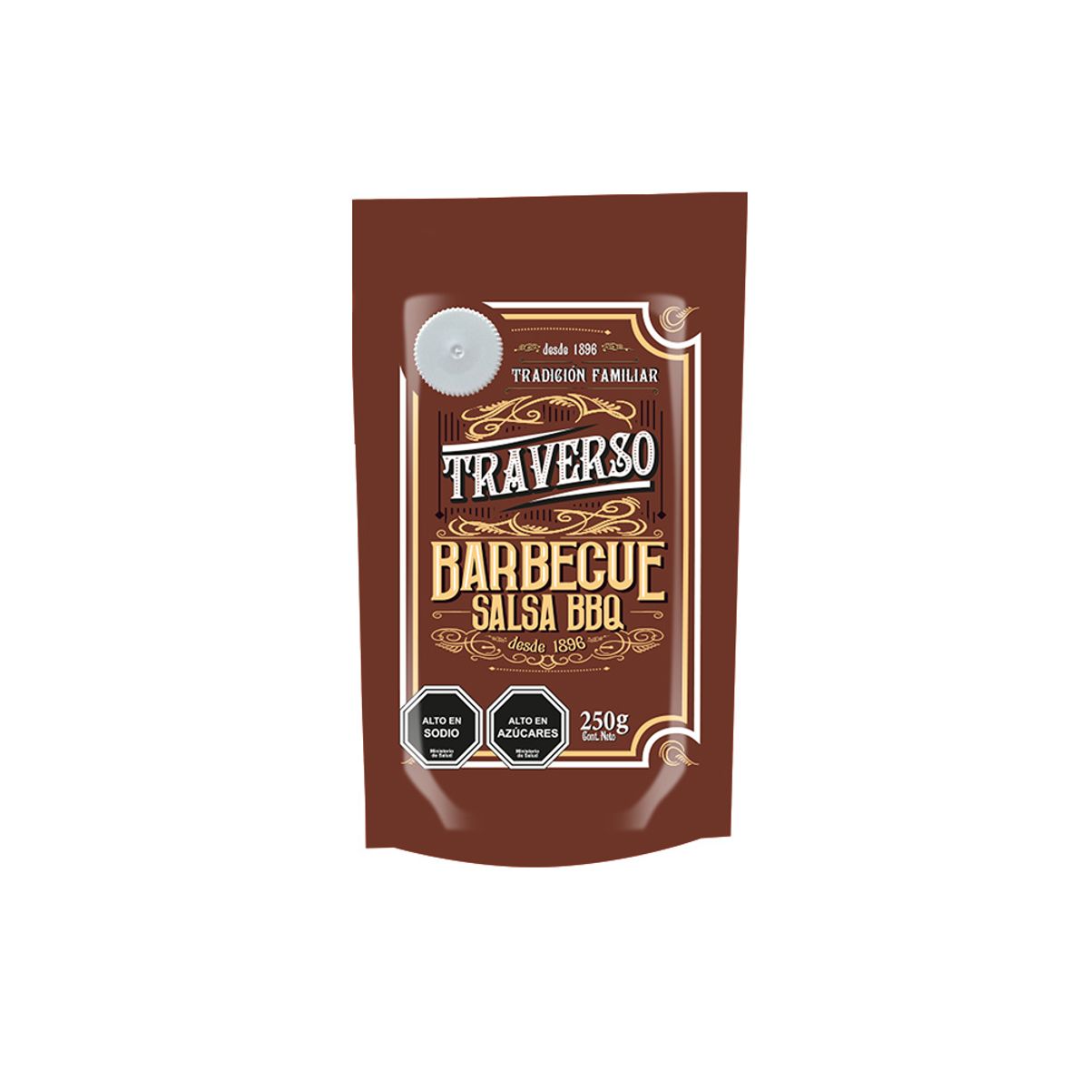 TRAVERSO - Salsa BBQ Doypack Traverso 250 g