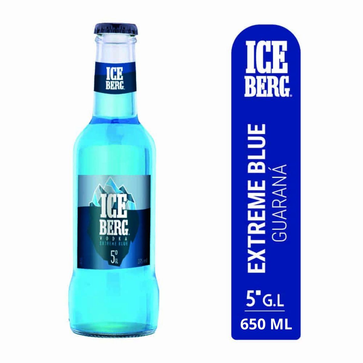 ICEBERG - Cóctel Ice Berg Extreme Blue Guaraná 5° 650 ml
