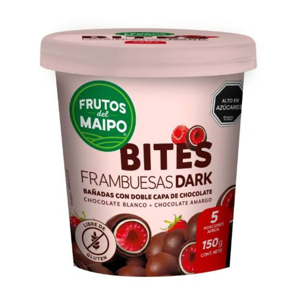 FRUTOS DEL MAIPO - Bites Frambuesas Dark Frutos del Maipo 150 gr
