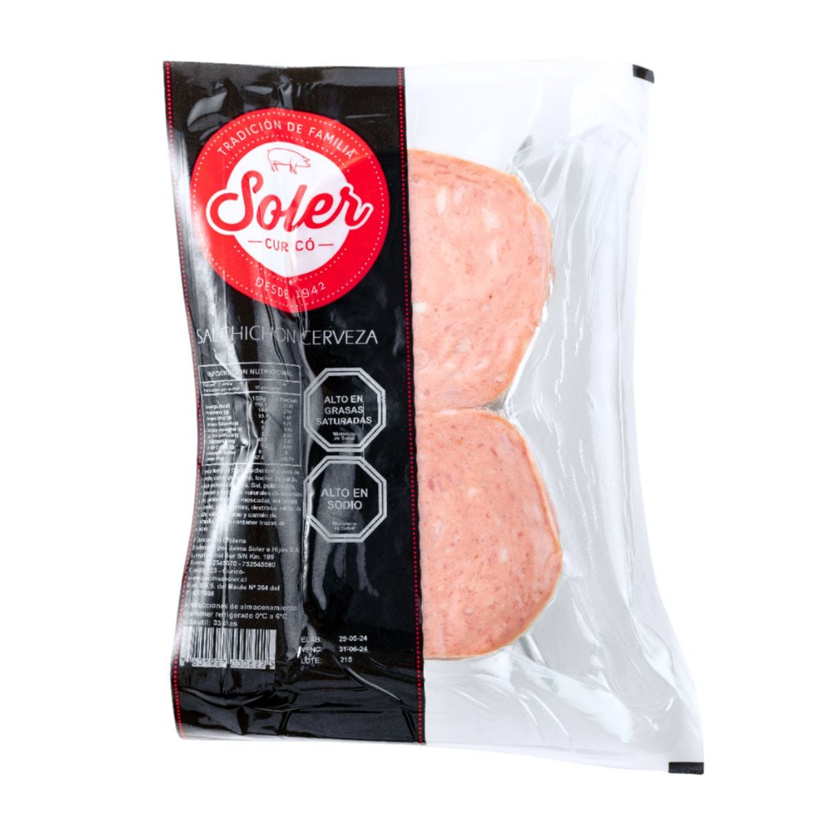 SOLER - Salchicón Cerveza Soler 150 gr