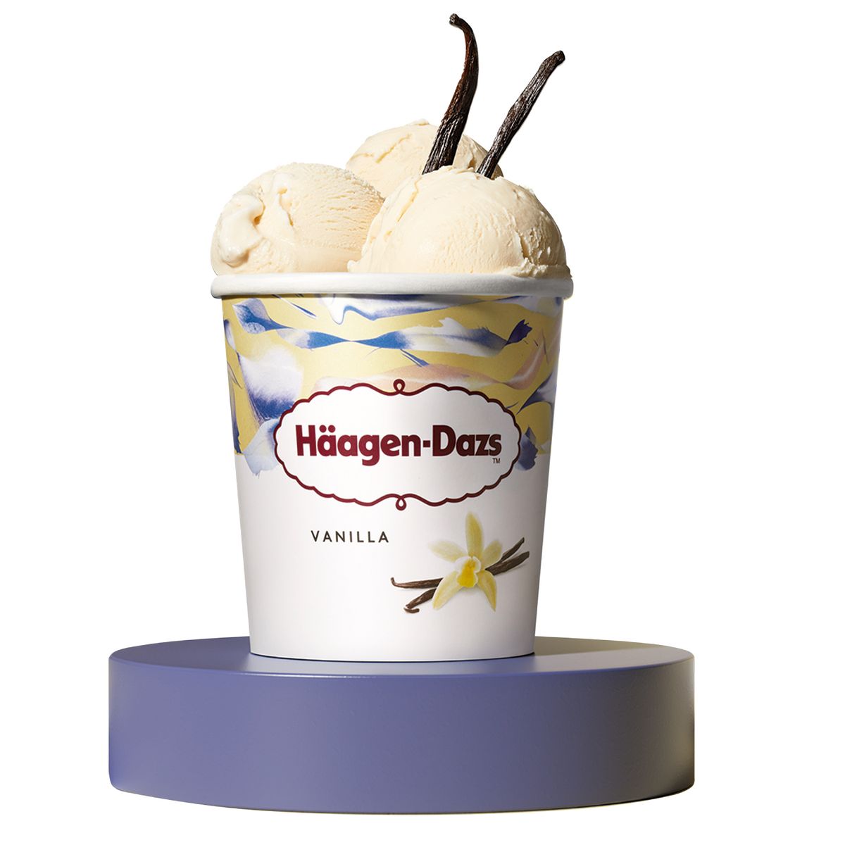 HAAGEN DAZS - Helado Vainilla Haagen Dazs 473 ml