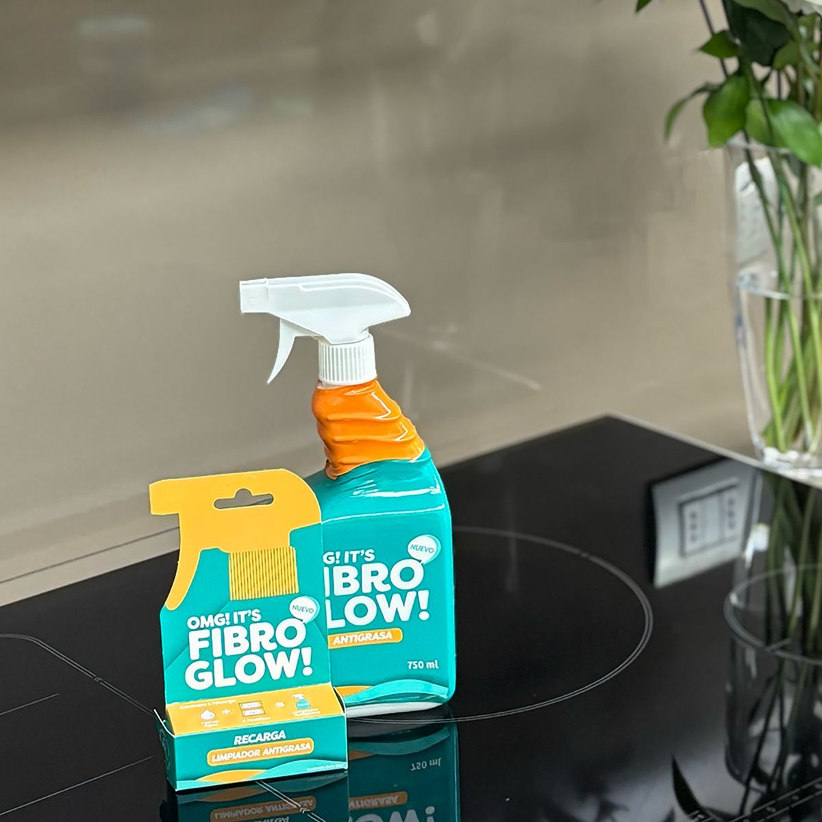 FIBRO - Limpiador Antigrasa Biodegradable Fibro Glow 750 ml