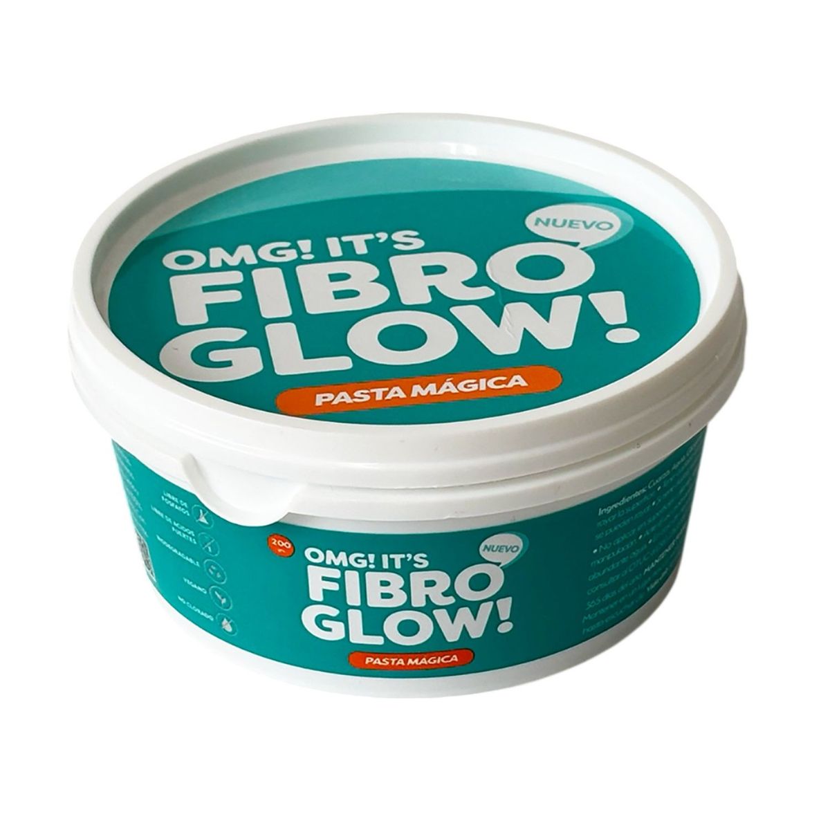 FIBRO - Pasta Mágica Limpiadora Biodegradable Fibro Glow 200 gr