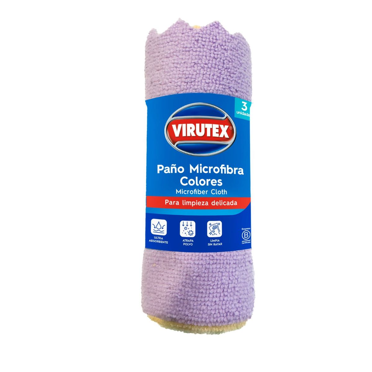 VIRUTEX - Paño Microfibra Colores Virutex 3 un