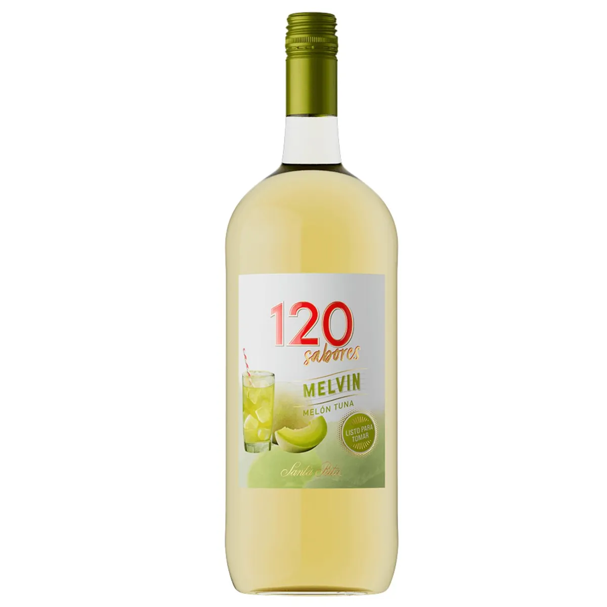 120 - Cóctel de Vino Blanco 120 Sabores Melvin Melón Tuna 9° 1.5 L