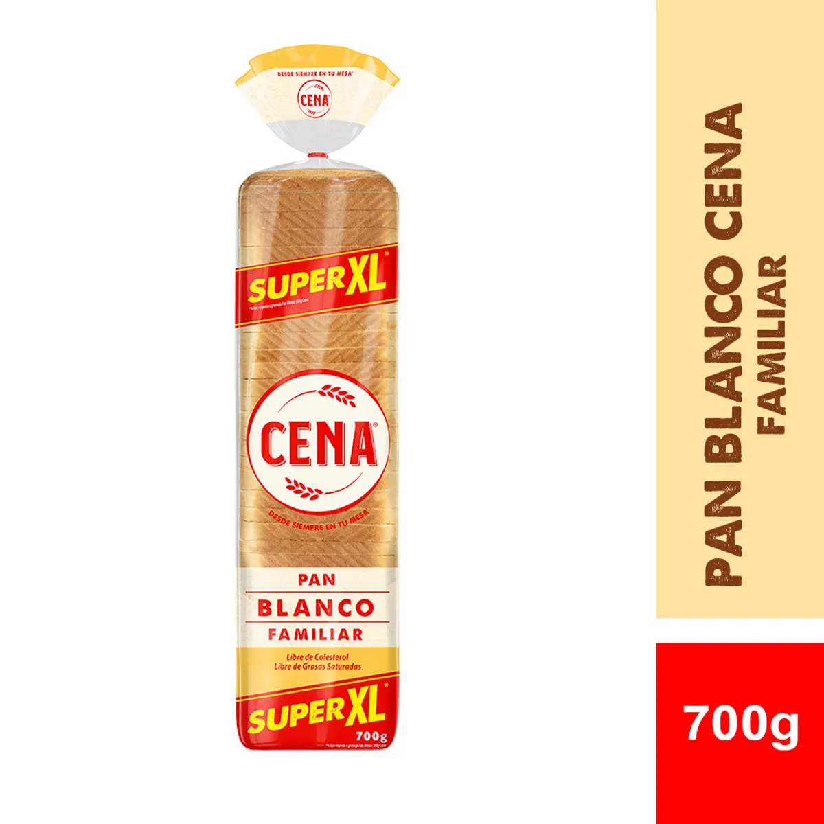 CENA - Pan de Molde Blanco XL Cena 700 gr
