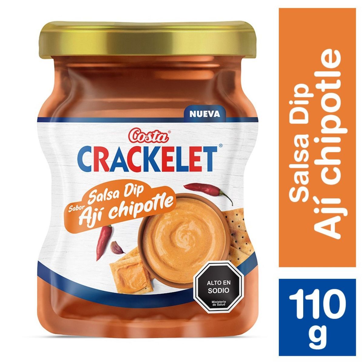 COSTA - Salsa Dip Sabor Ají Chipotle Costa 110 g