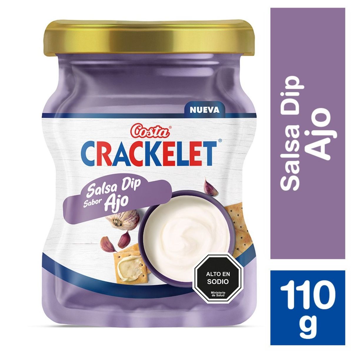 COSTA - Salsa Dip Sabor Ajo Costa 110 g