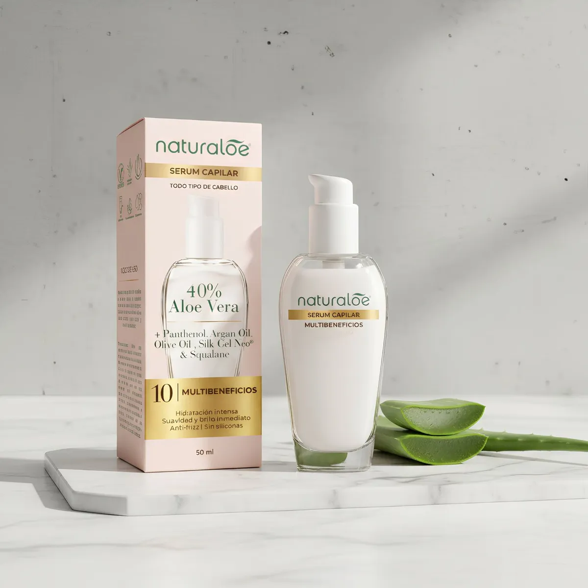 NATURALOE - Serum Capilar Aloe Vera Naturaloe 50 ml