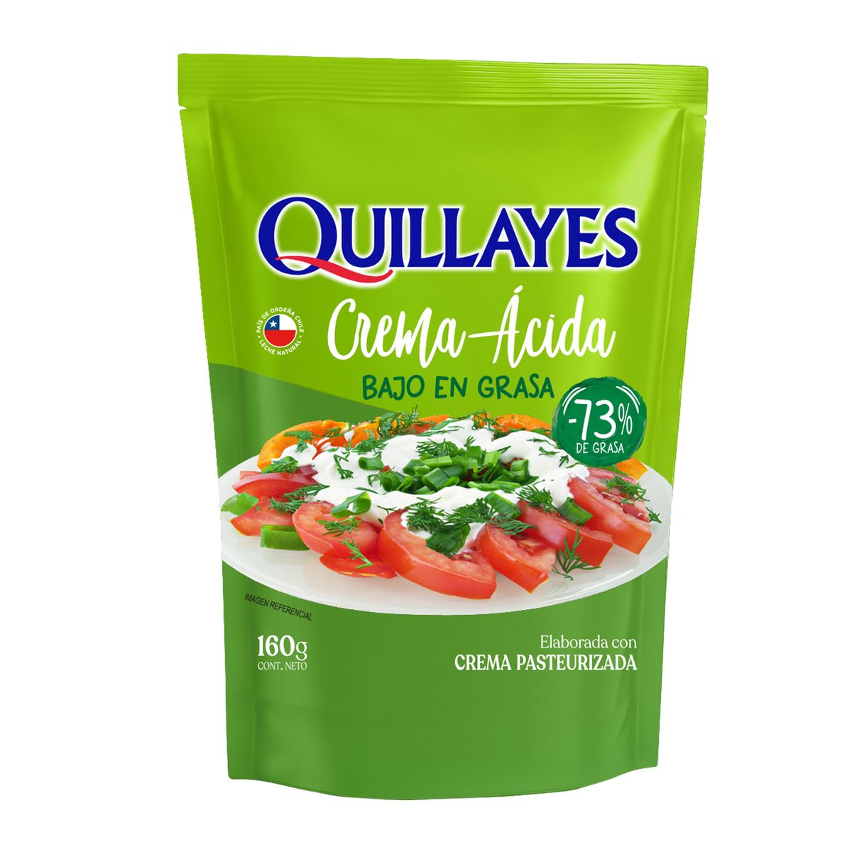 QUILLAYES - Crema Ácida Baja en Grasa Quillayes 160 gr