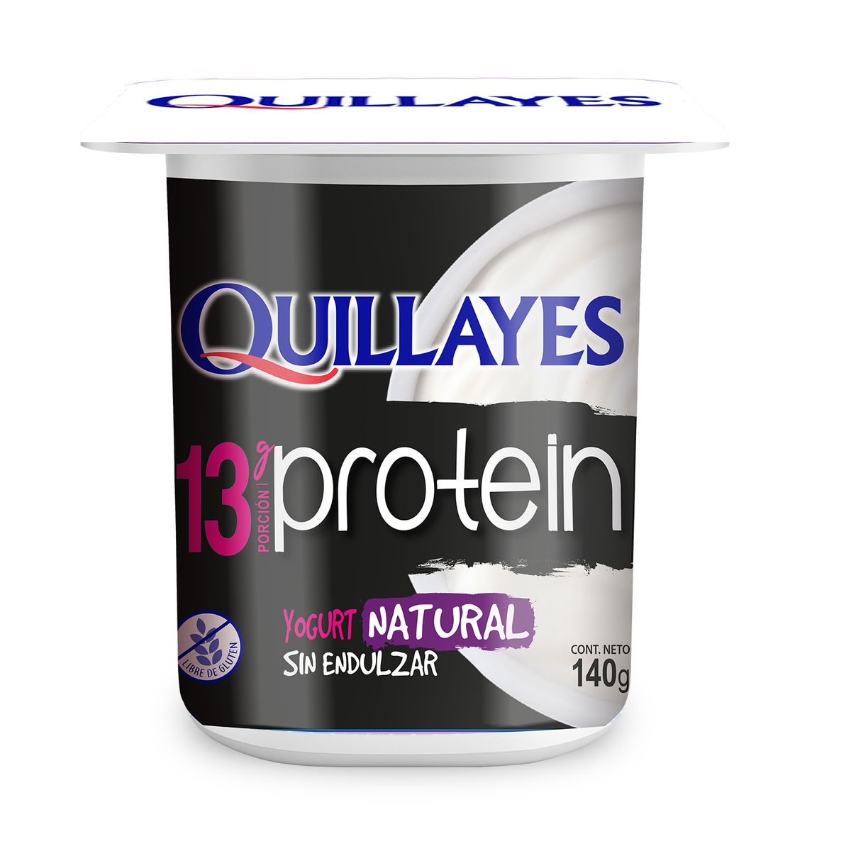 QUILLAYES - Yoghurt Protein Natural Sin Endulzar Quillayes 140 gr
