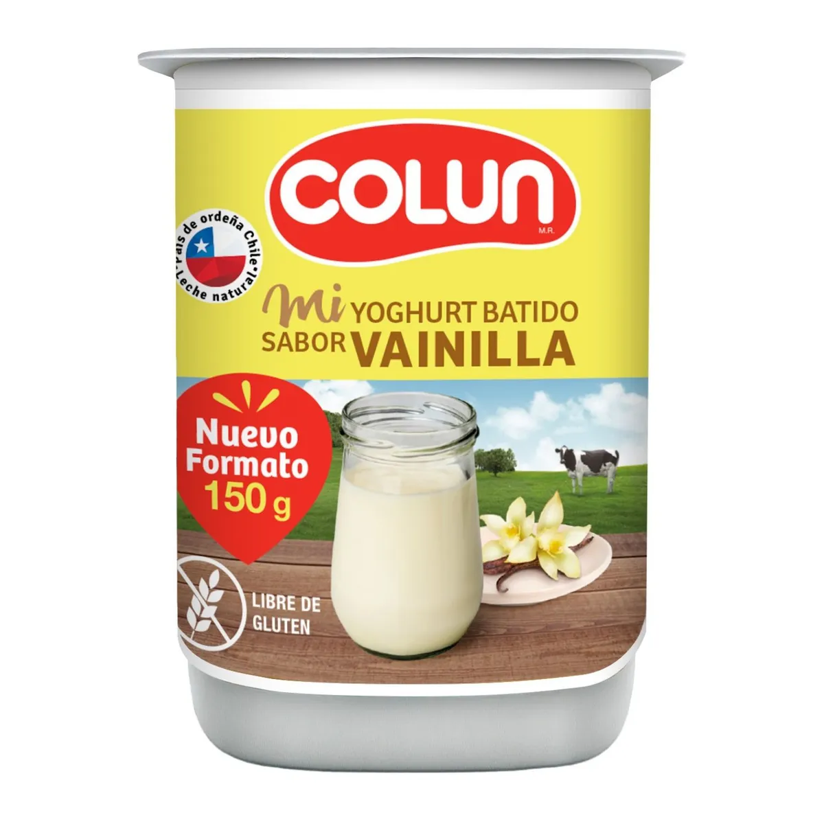 COLUN - Yoghurt Batido Vainilla Colun 150 gr