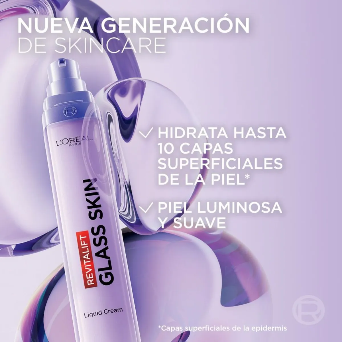 DERMO EXPERTISE - Crema Líquida Glass Skin Revitalift Dermo Expertise 50 gr