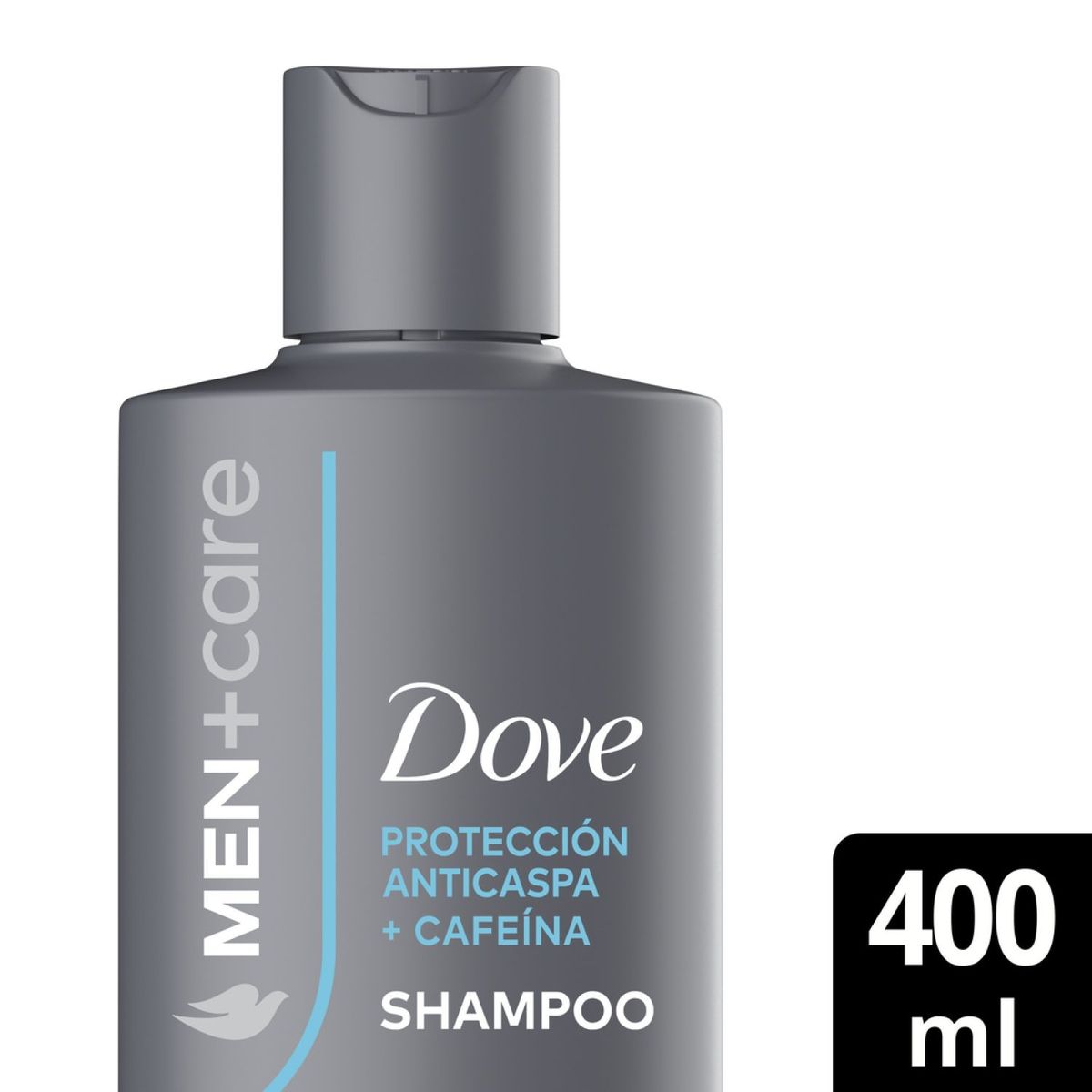 DOVE - Shampoo Protección Anticaspa + Cafeína Dove 400 ml