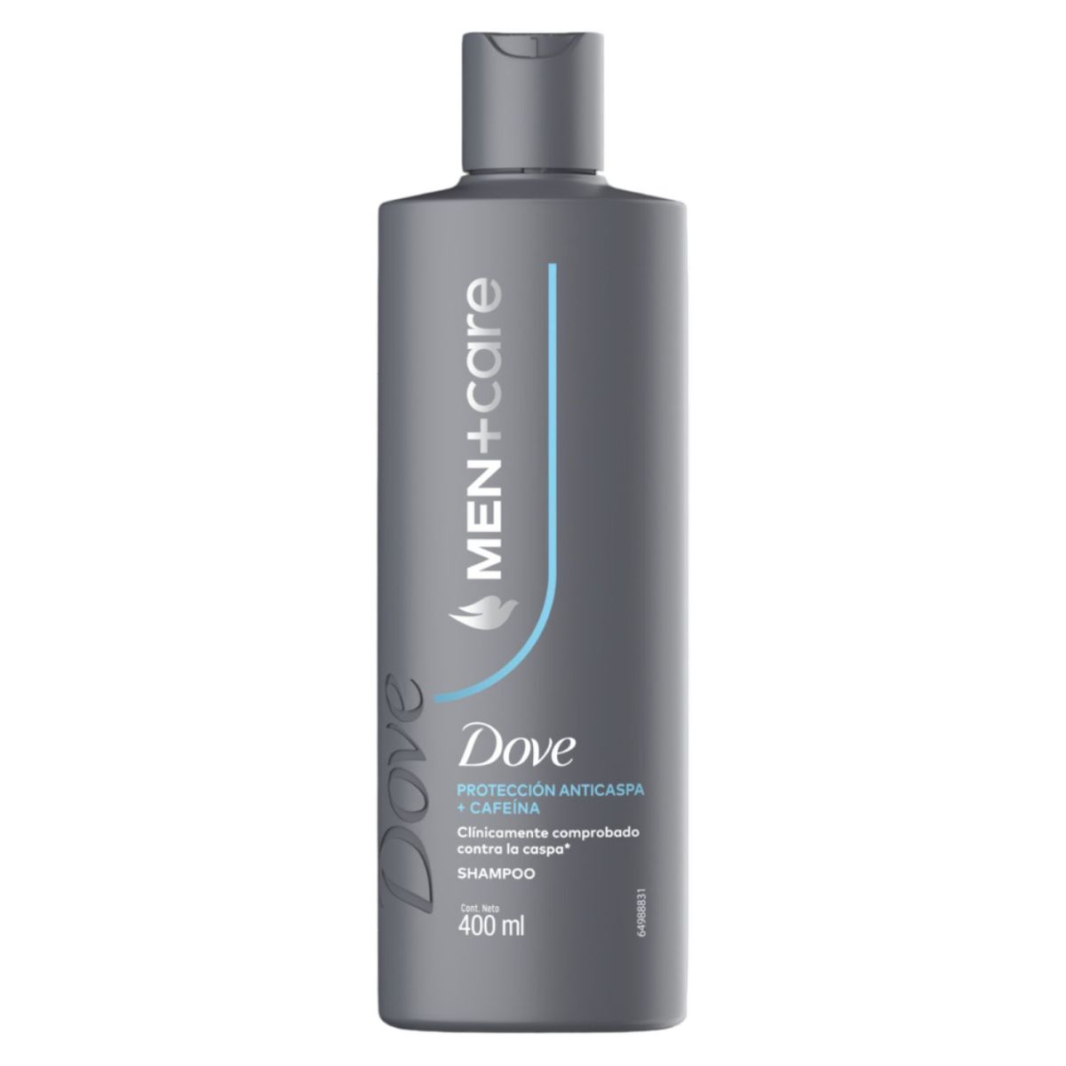 DOVE - Shampoo Protección Anticaspa + Cafeína Dove 400 ml