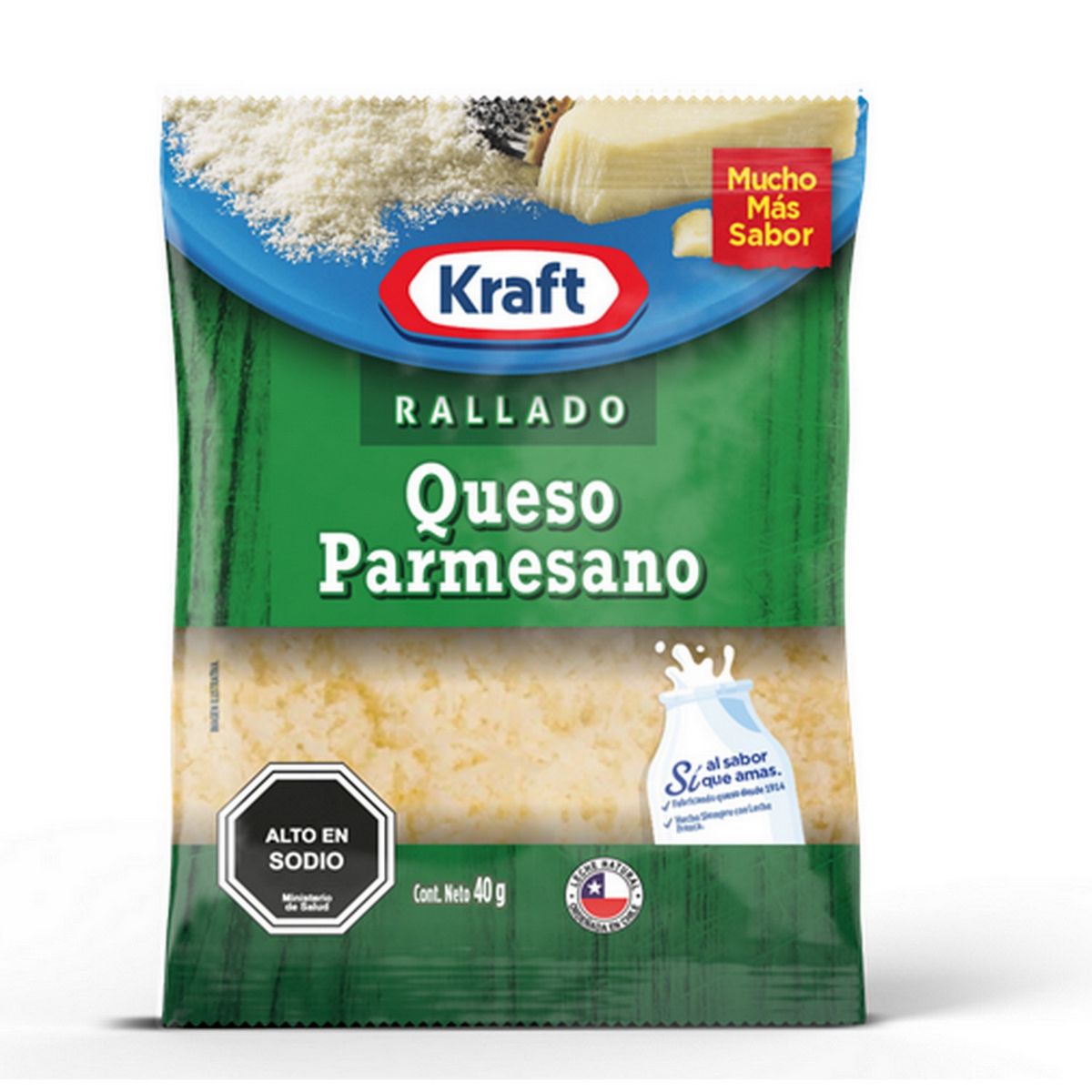 KRAFT - Queso Parmesano Rallado 40 gr