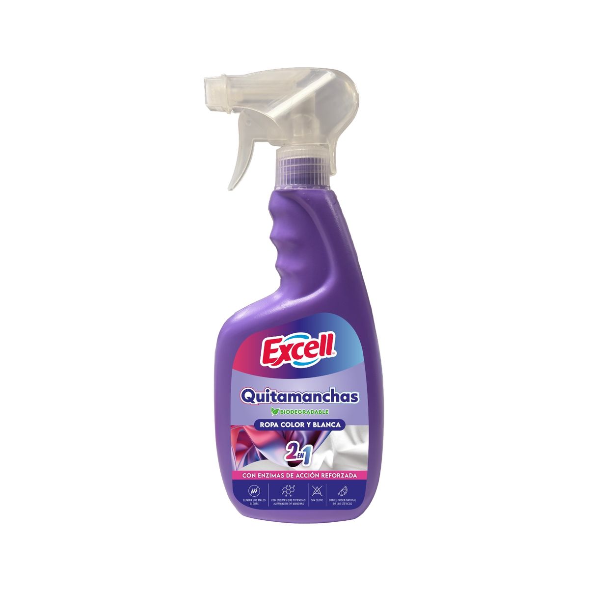 EXCELL - Quitamanchas Ropa Blanca y Color Gatillo Excell 500 ml