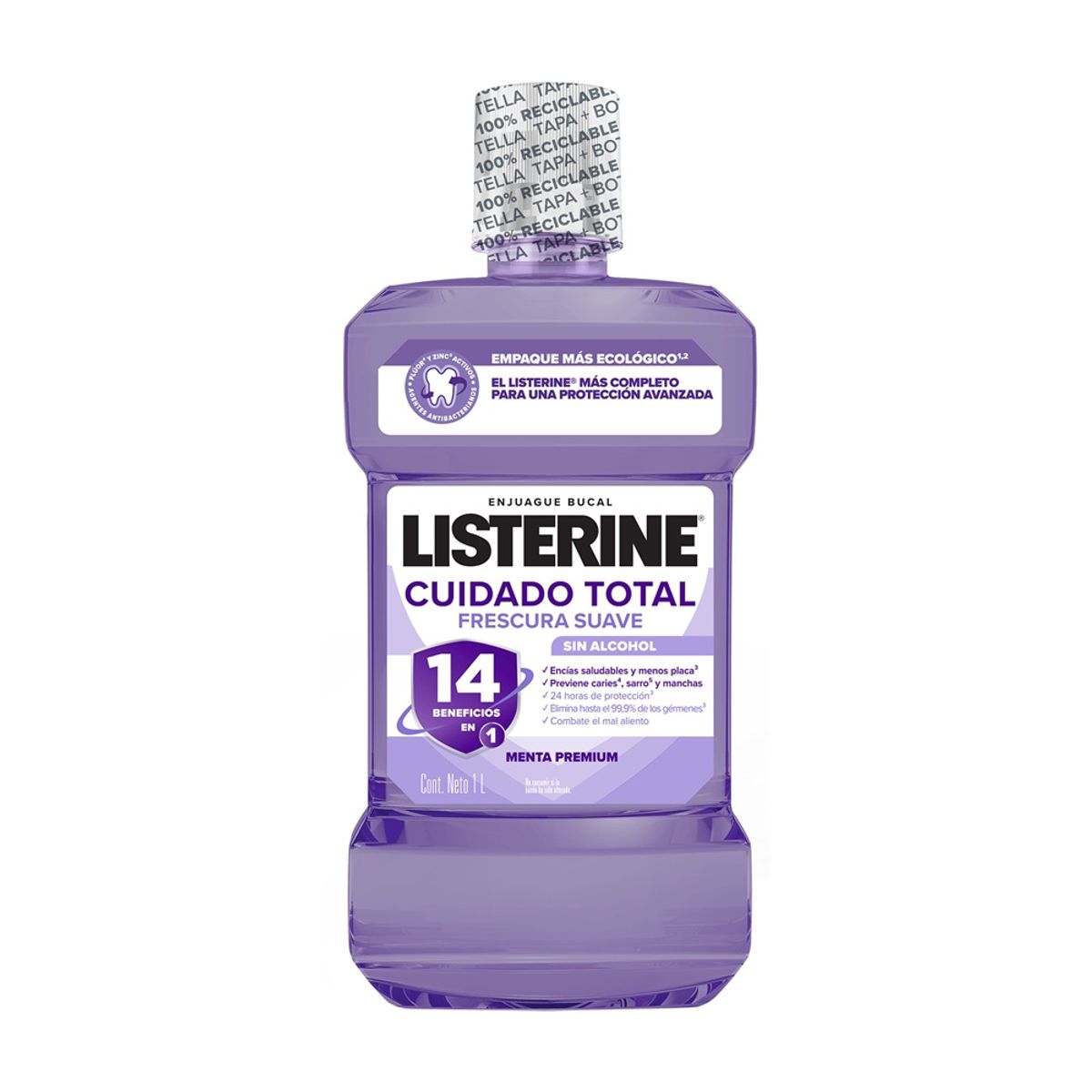 LISTERINE - Enjuague Bucal Cuidado Total Listerine lt