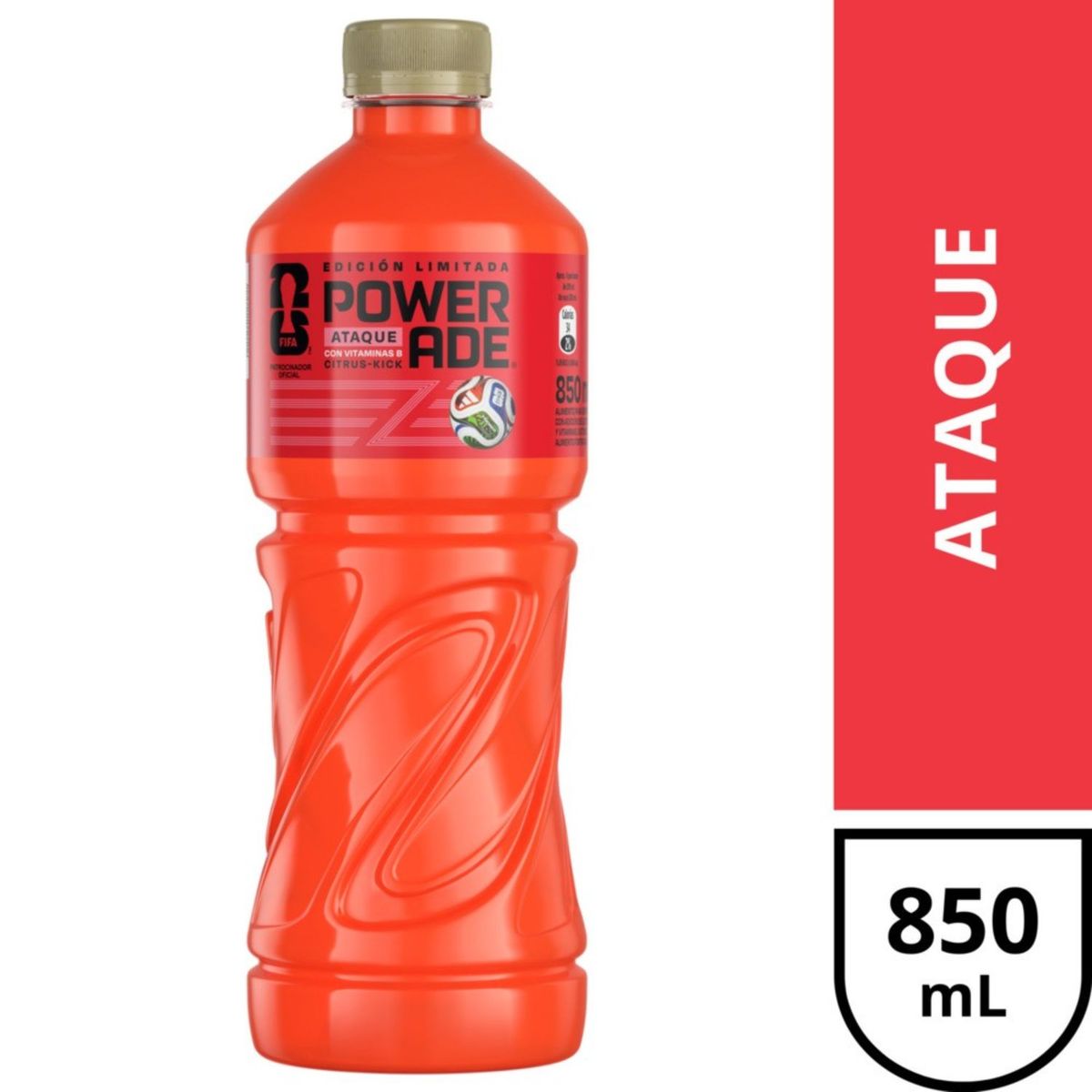POWERADE - Bebida Isotónica Ataque Citrus Kick Powerade 850 ml