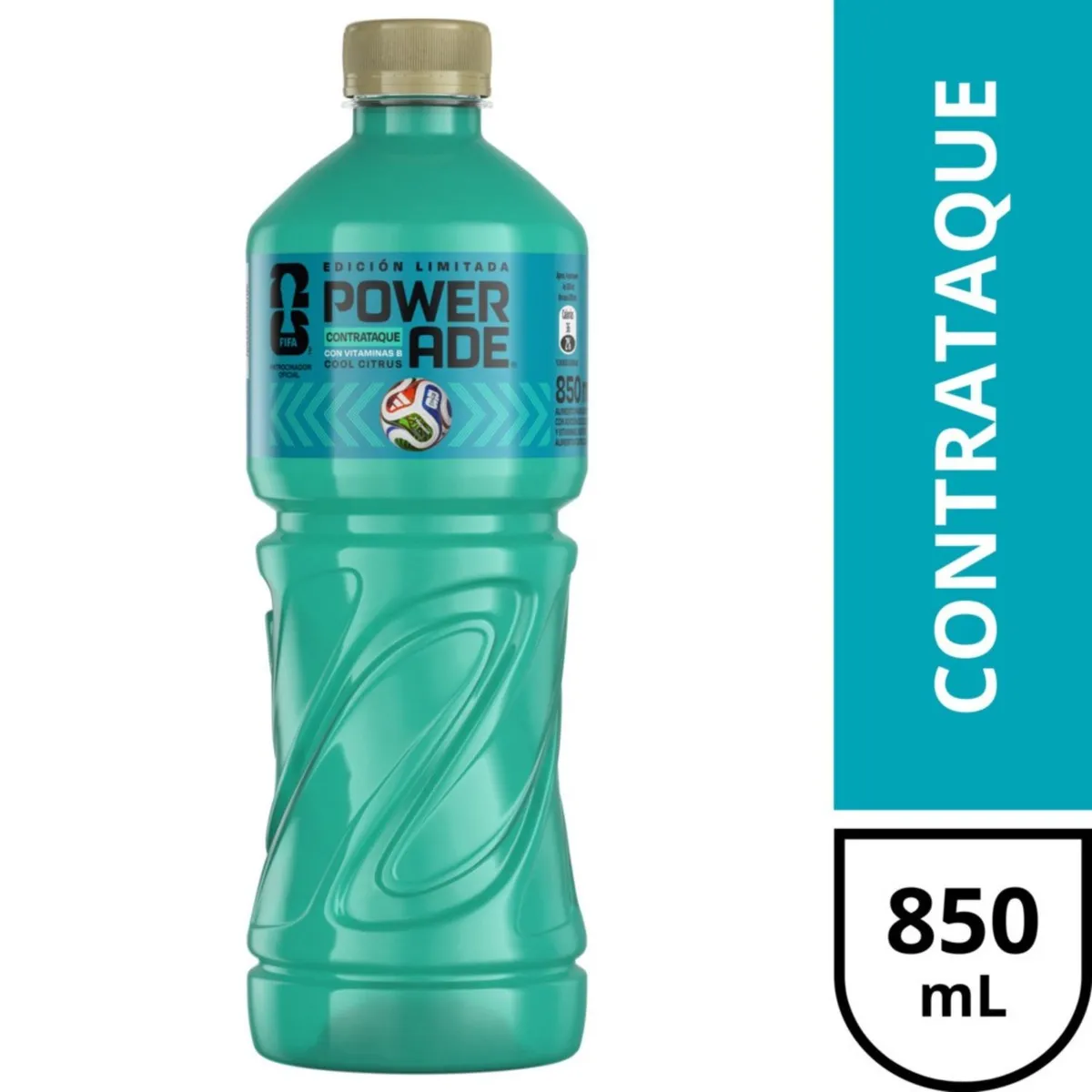 POWERADE - Bebida Isotónica Contra Ataque Cool Citrus Powerade 850 ml