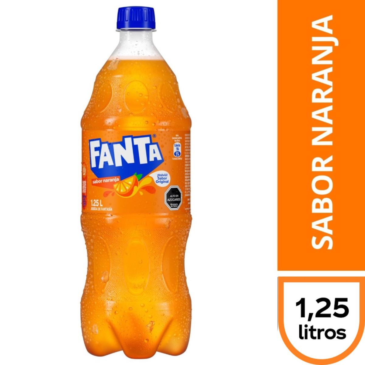 FANTA - Bebida Fanta Naranja 1.25 L