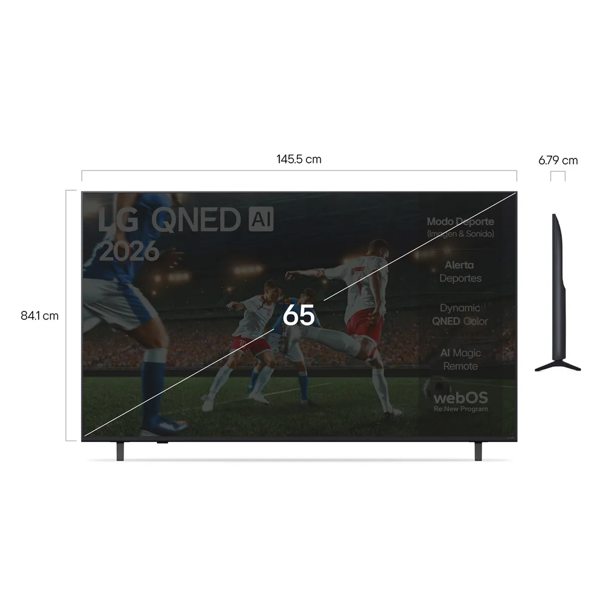 LG - Smart Tv 65 Uhd 65Qned73Asa Magic Remote