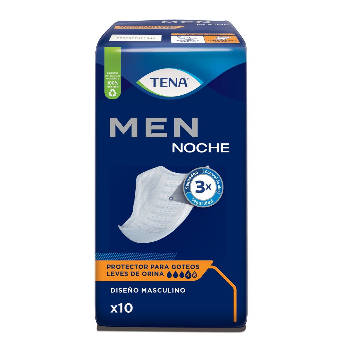 TENA - Protectores Incontinencia Masculino Noche Tena 10 un