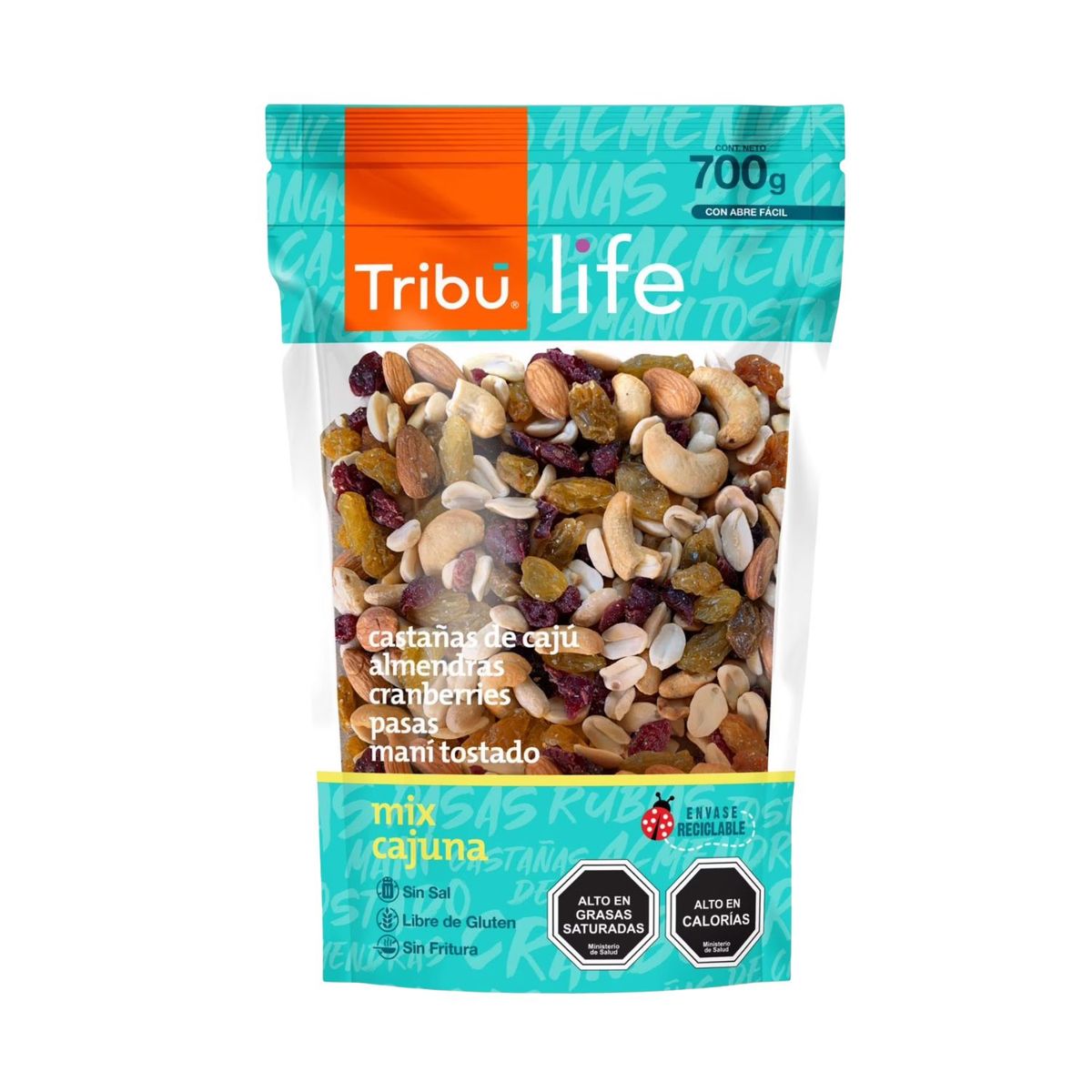 TRIBU - Mix Frutos Secos Cajuna Tribu 700 g
