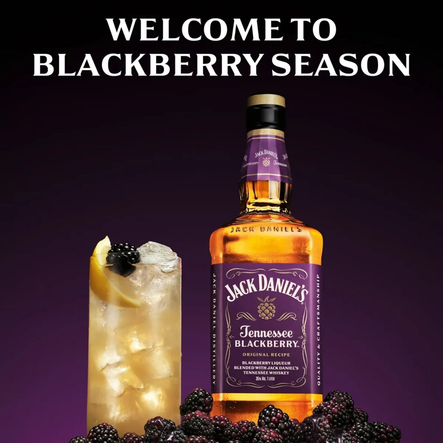 Whisky Jack Daniel's Blackberry 35° 750 ml | Tottus Chile