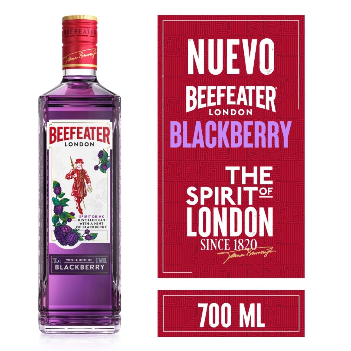 BEEFEATER - Gin Beefeater London Blackberry 37.5° 700 ml