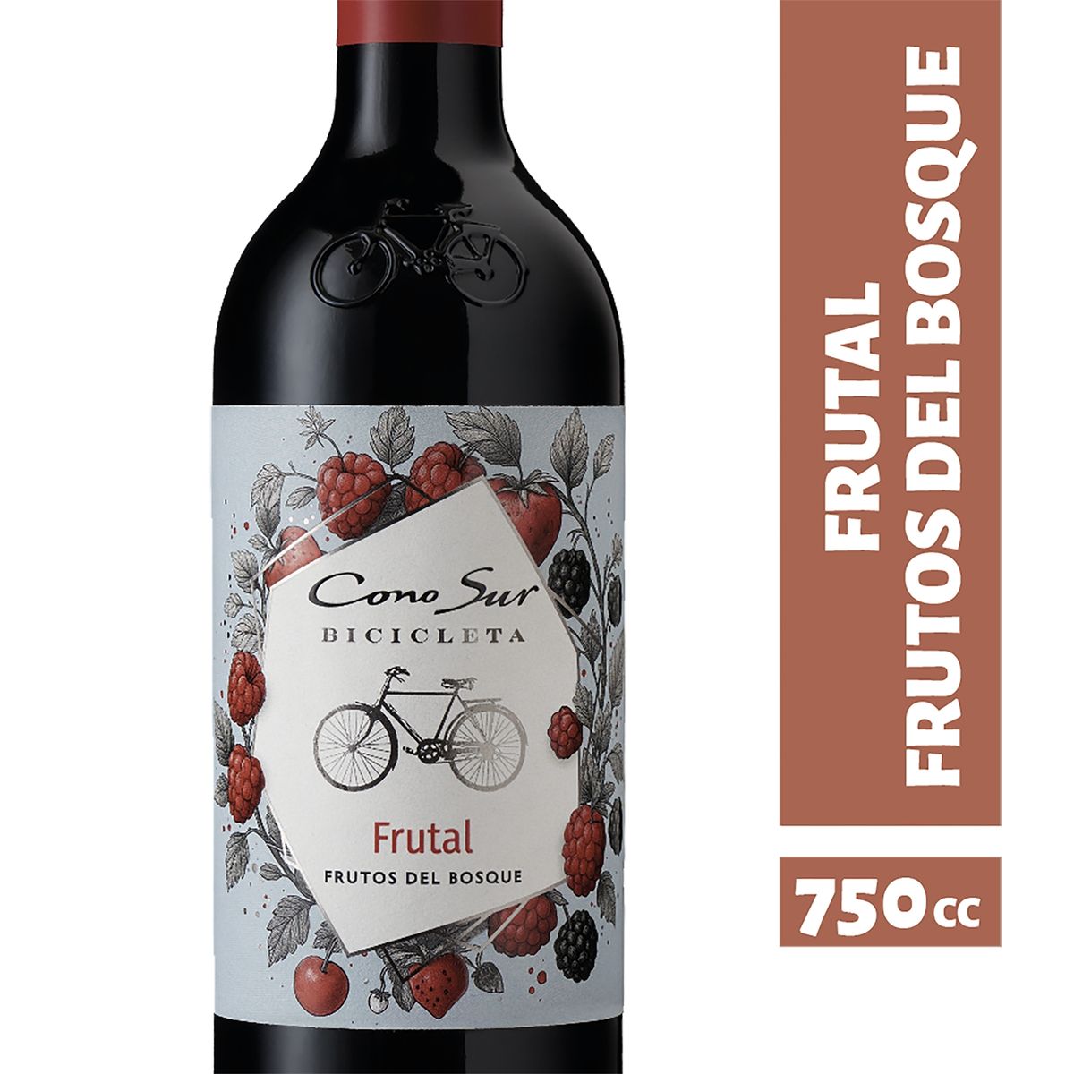  - Cóctel de Vino Bicicleta Frutos del Bosque Cono Sur 8° 750 ml