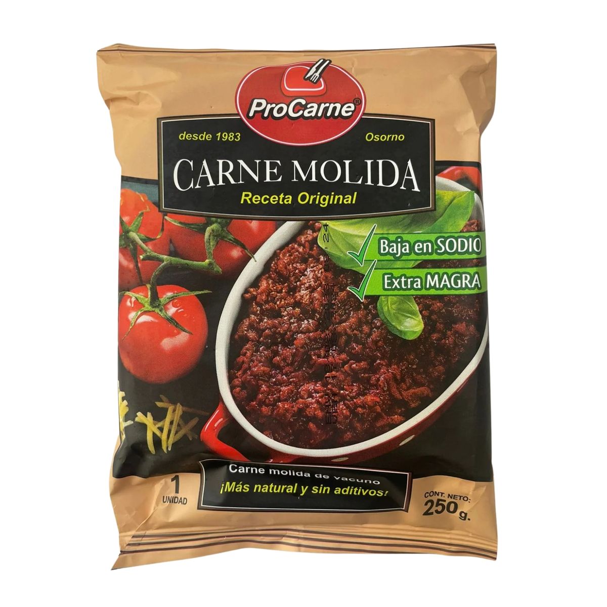 PROCARNE - Carne Molida Extra Magra Congelada Procarne 250 g