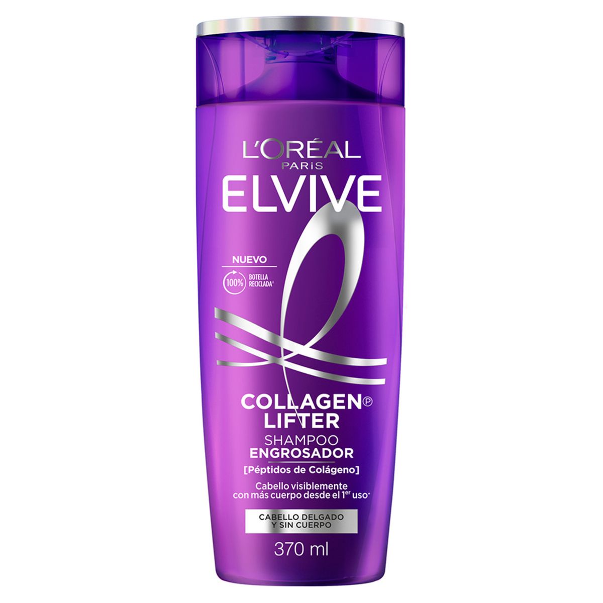 ELVIVE - Shampoo Engrosador Colágeno Elvive 370 ml