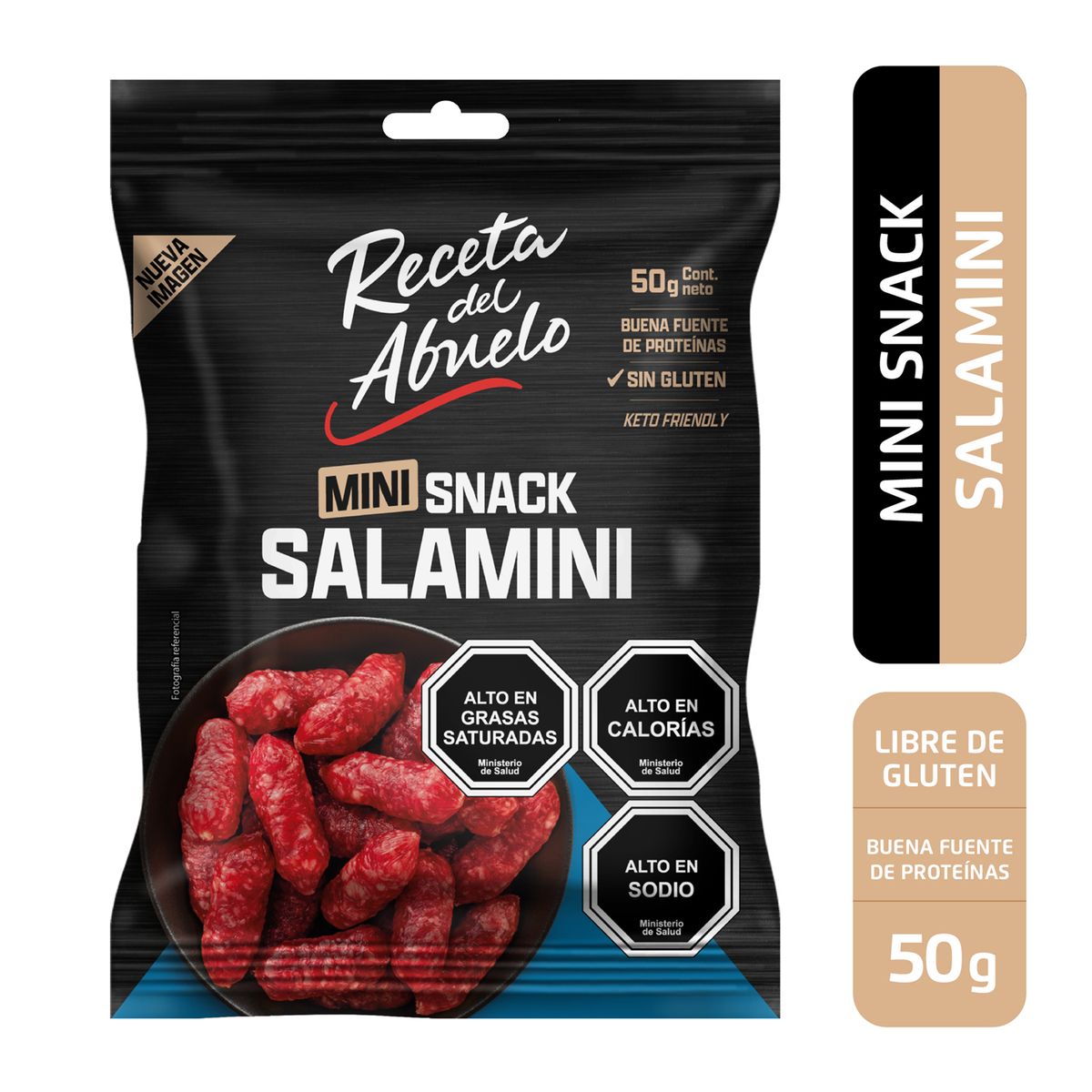 RECETA DEL ABUELO - Salamini Mini Snack Receta del Abuelo 50 gr