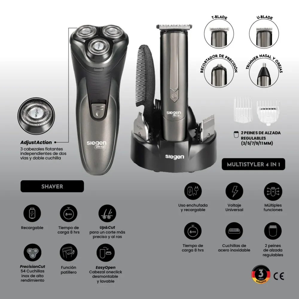 Siegen SG-8440C01 Gris, foto 6