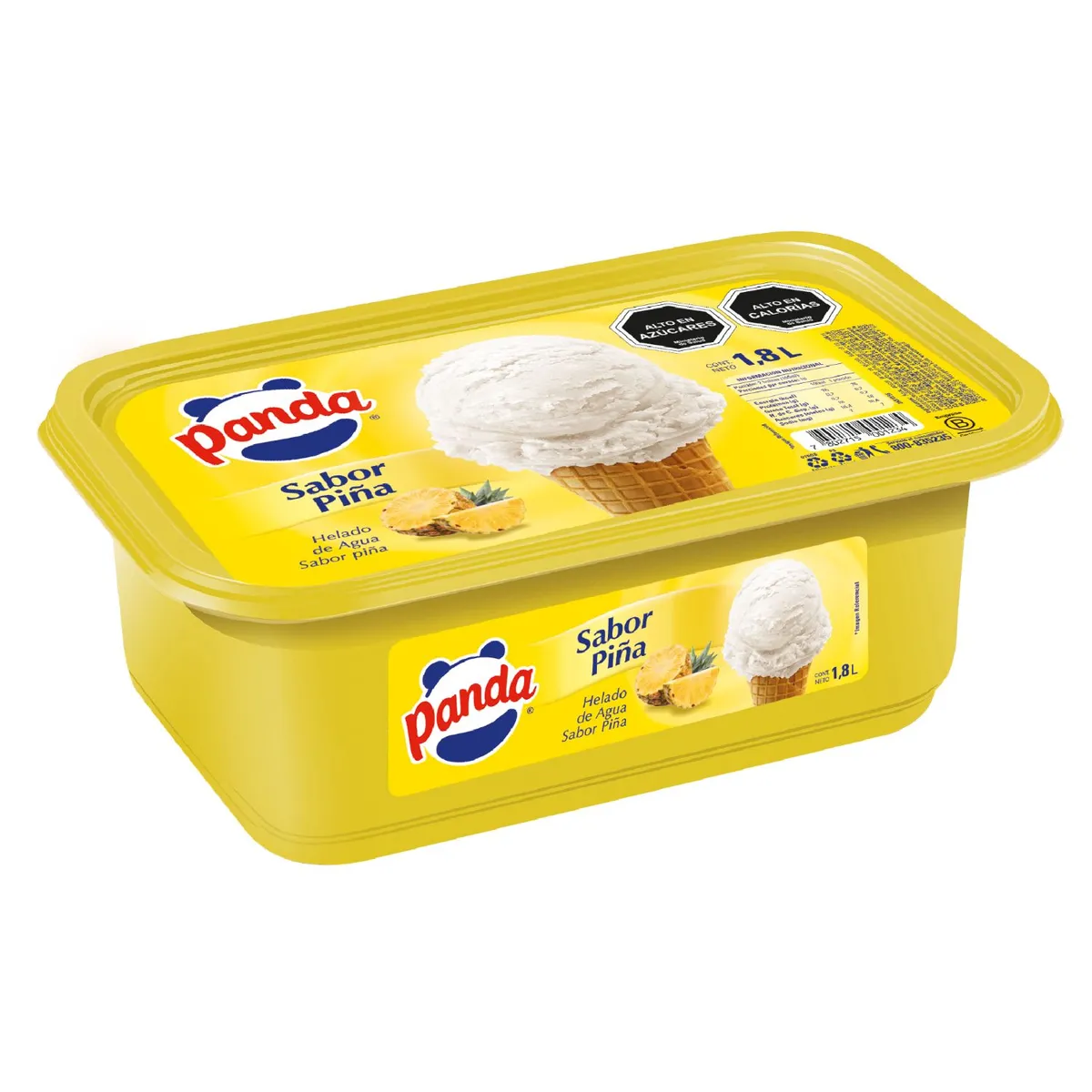 PANDA - Helado Sabor Piña Panda 1.8 lt