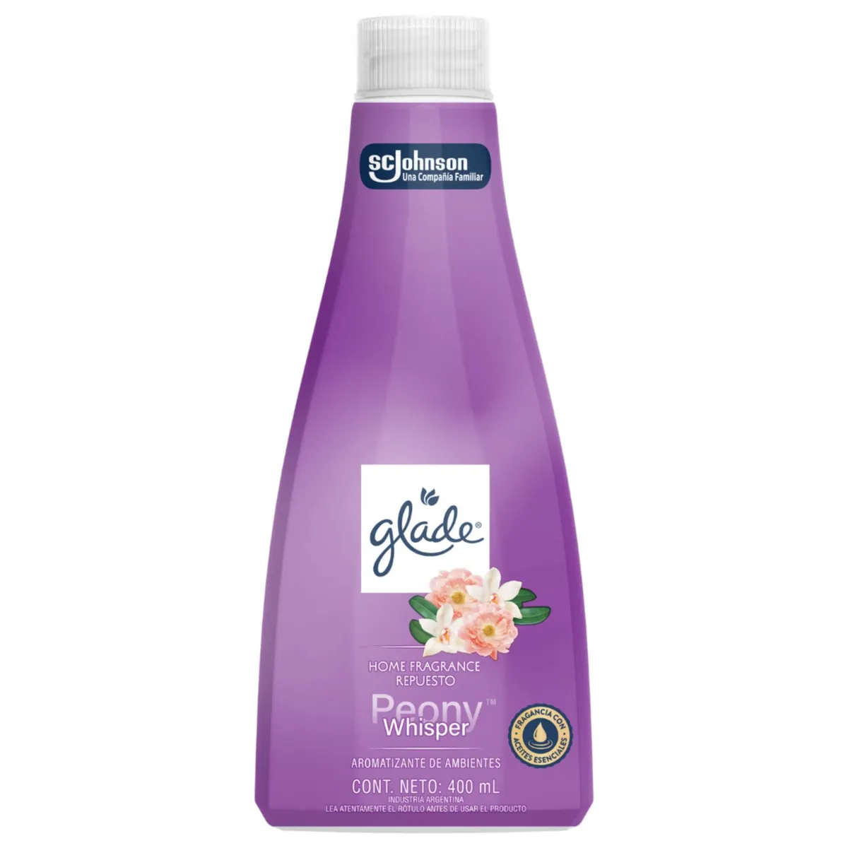 GLADE - AROMATIZ REP PEONY WHISPER GLADE 400ML