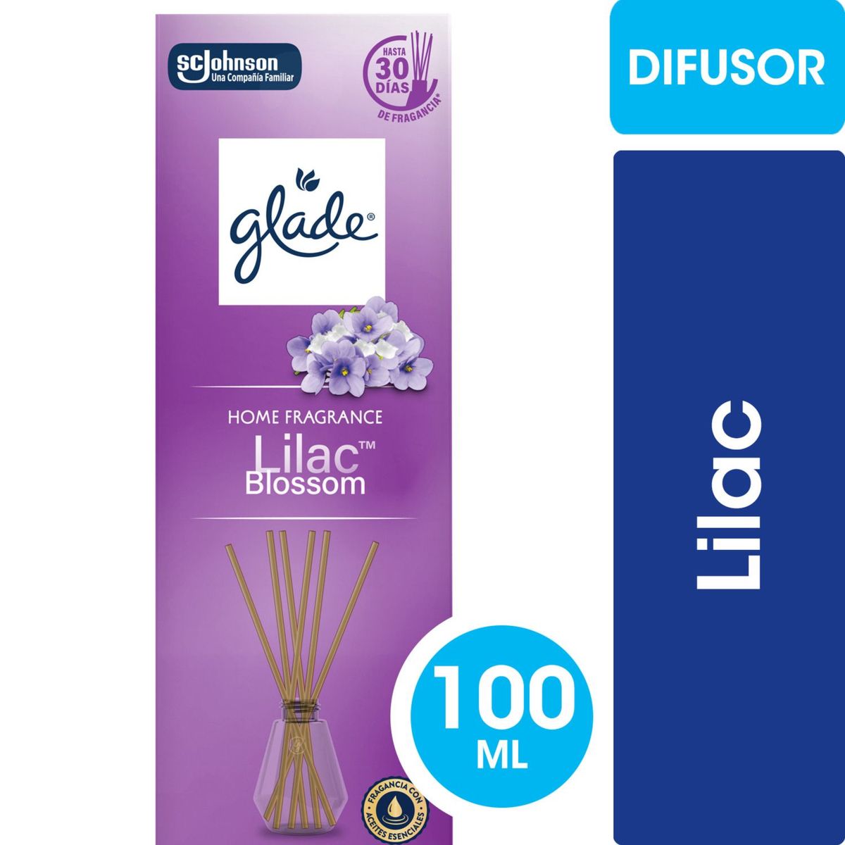 GLADE - Aromatizante Ambiental Difusor Lilac Blossom Glade 100 ml