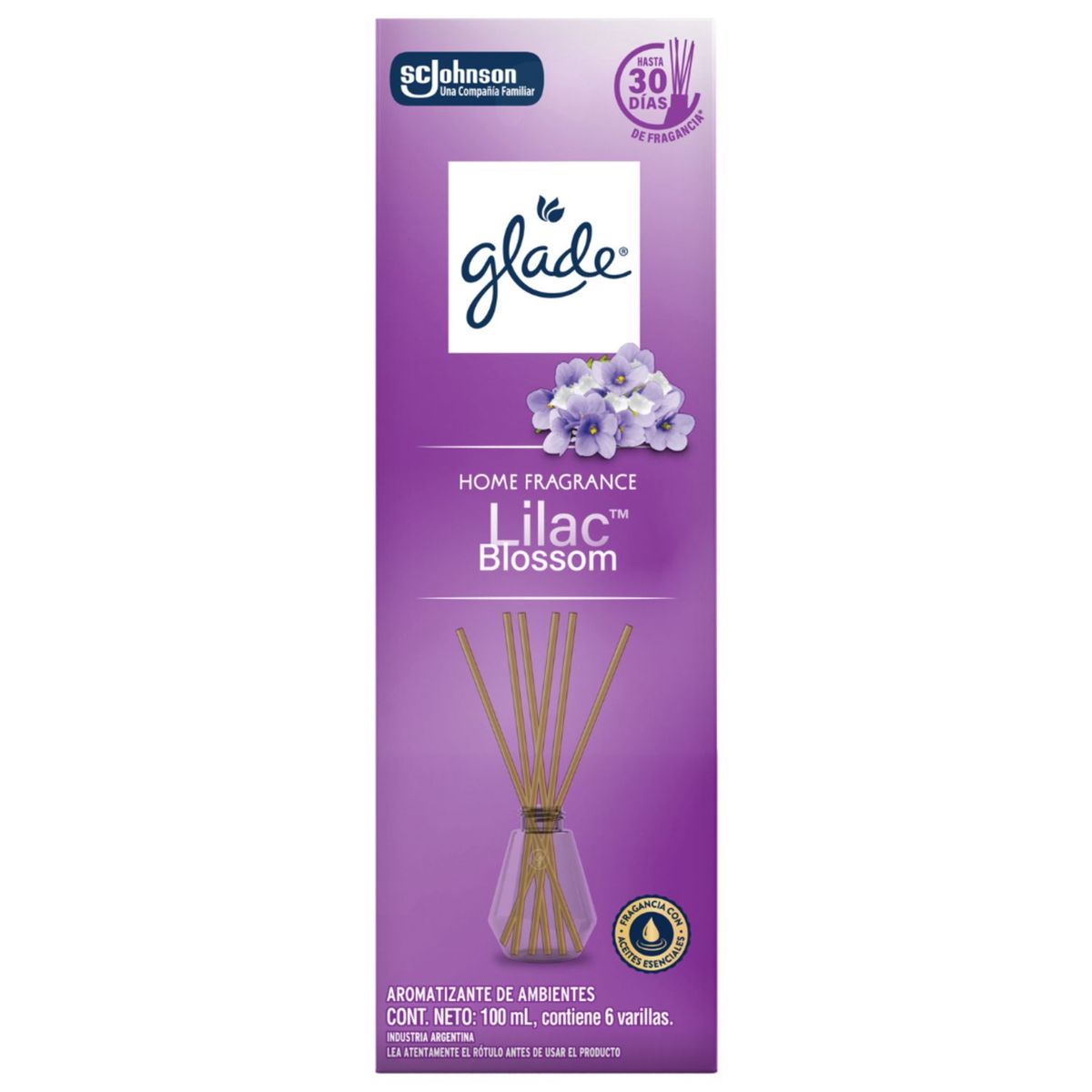 GLADE - Aromatizante Ambiental Difusor Lilac Blossom Glade 100 ml