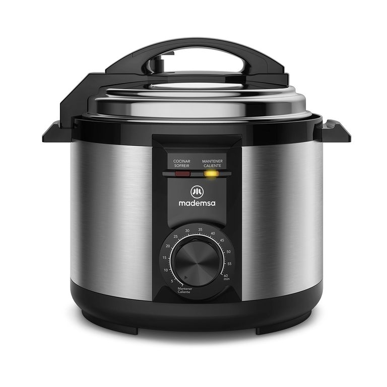 MADEMSA Olla Multicoccion 5 Lts Mpc10 Acero Inox